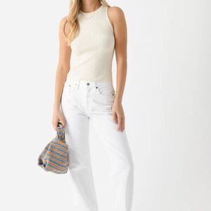 RE/DONE  Women's High Rise Loose Long Jean